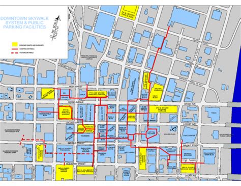 Des Moines Skywalk Map - Campus Map