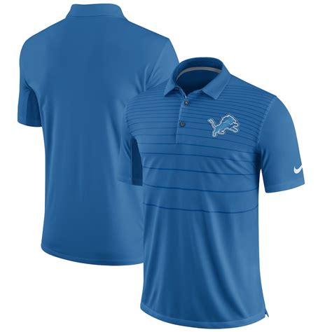 Men's Nike Blue Detroit Lions Sideline Early Season Performance Polo