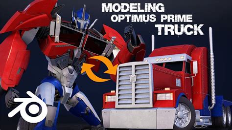 Blender - Creating | Optimus prime | Truck from | Transformers Prime ...