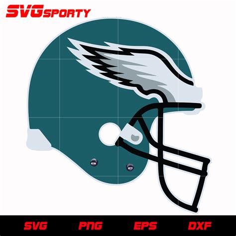 Philadelphia Eagles Helmet svg, nfl svg, eps, dxf, png, digital file – SVG Sporty