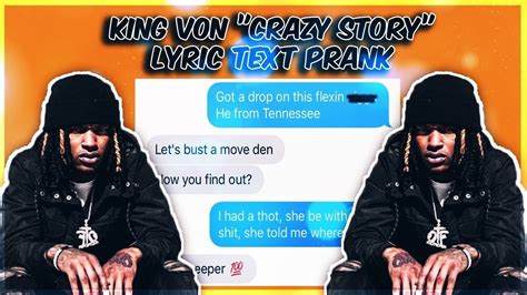 King Von “Crazy story pt.3” LYRIC PRANK ON MY HOMIE *Gone Wrong* - YouTube