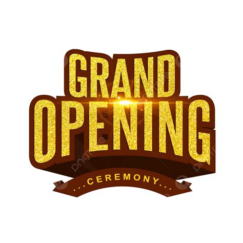 Grand Opening 3d Gold Design, Grand Opening, Opening Soon, Coming Soon PNG Transparent Clipart ...