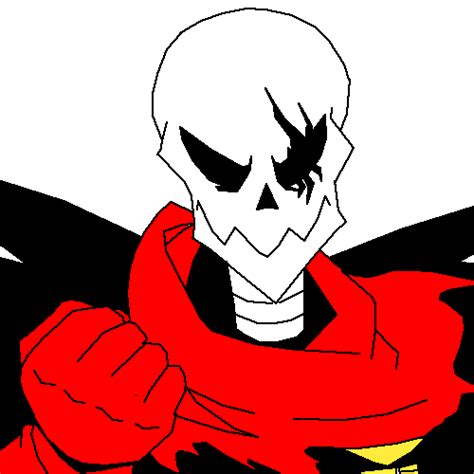 Pixilart - Underfell Papyrus by RaidenSSJ5