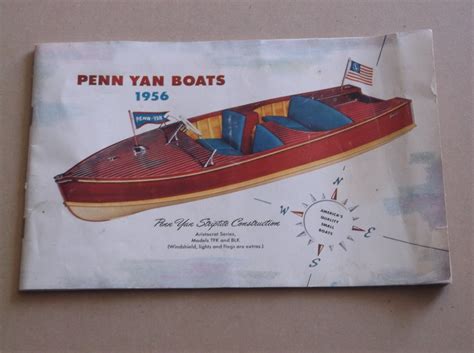 Vintage 1956 Penn Yan Boats Catalog Aristocrat