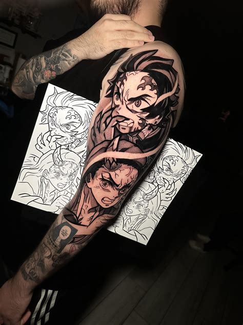 Demon Slayer tattoo by mrpinksxx @ KingsInk : r/Animetattoos