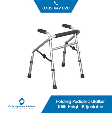 Folding Pediatric Walkers With Height Adjustable - Call 0705442020