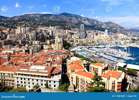 Aerial View of Monte-Carlo Monaco Stock Image - Image of provence, hill: 11081897