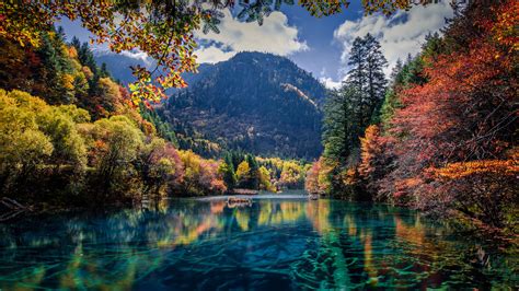 Картинки jiuzaigou valley, китай, природа, пейзаж, заповедник ...