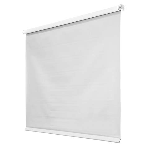 Hampton Bay Vinyl Roller Shades 12mil in White - 55-inch x 78-inch ...