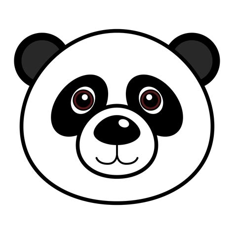 Gambar Gambar Hitam Putih Binatang Jpg Clip Art Library Kartun Panda di ...