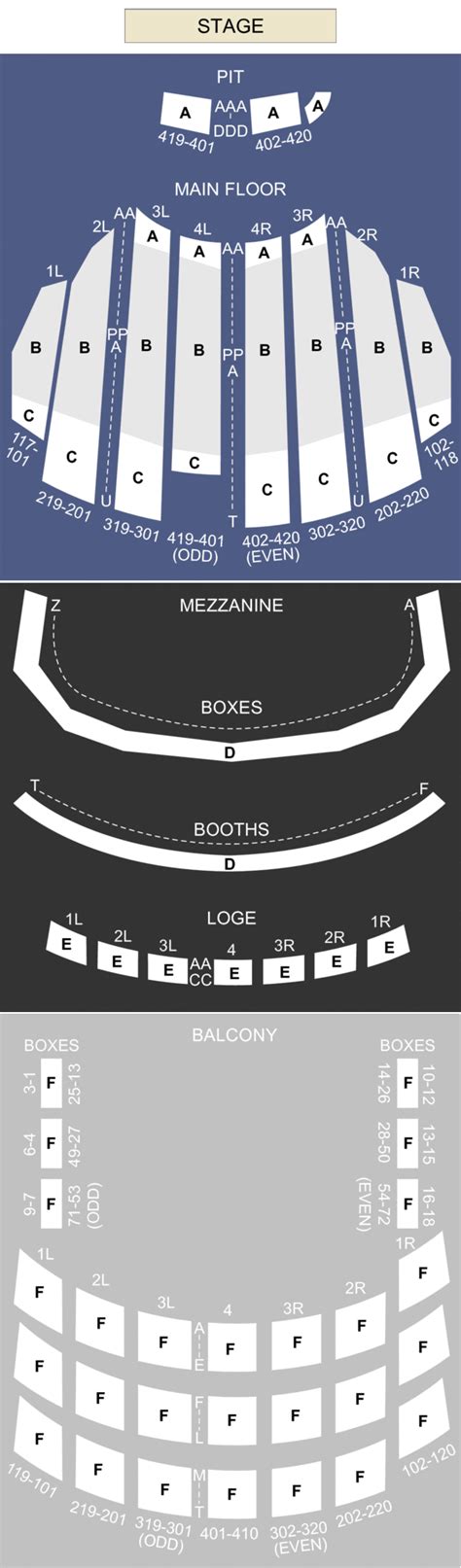 Music Box Theatre Chicago Seating Chart