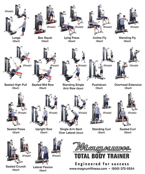 Printable Smith Machine Exercise Chart