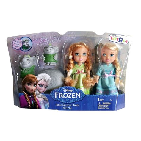 Frozen Petite Toddler Princess & Surprise Trolls | Elsa and anna dolls, Disney barbie dolls ...