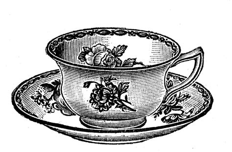 Pin by Eva Svitek on T E A C U P & S A U C E R | Clip art vintage, Tea pots vintage, Tea