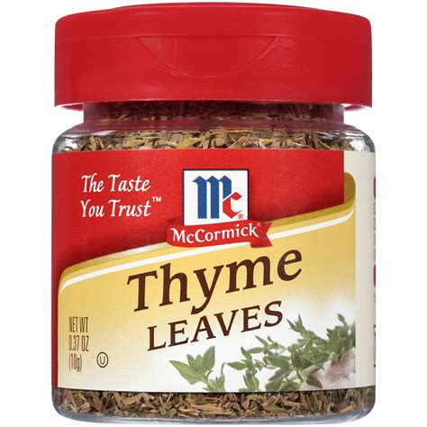 McCormick Thyme Leaves, 0.37 OZ (Pack of 2) - Walmart.com