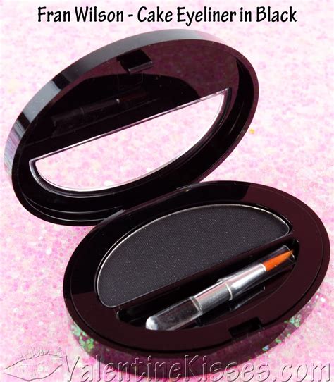 Valentine Kisses: Fran Wilson Cake Eyeliner in Black - pics, swatches, review