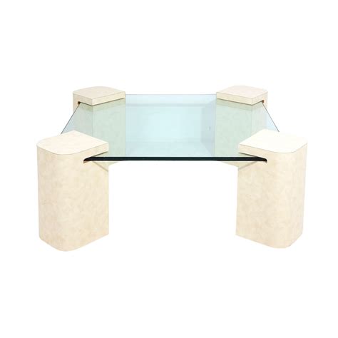 Postmodern Glass & Laminate Coffee Table – Betsu Studio