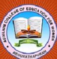 Auxilium College of Education for Women In Tamil Nadu - College Courses List