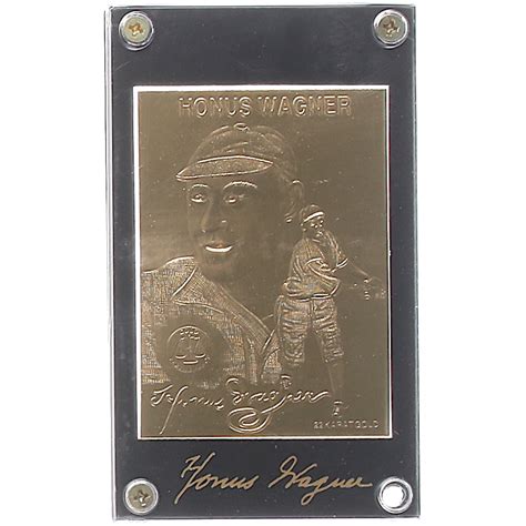 Honus Wagner 1996 23KT Gold Card #2180 | Pristine Auction