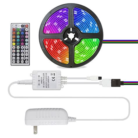 China RGB Seven Color Infrared Remote Control LED Strip Kit ...