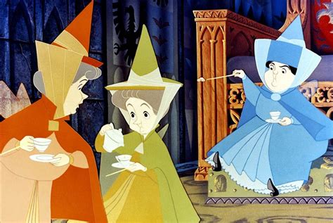 Flora, Fauna and Merryweather #Disney | La belle au bois dormant, Walt disney, Fées disney