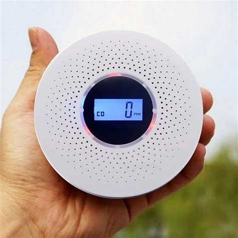 Carbon Monoxide Detector with Display, Battery Operated Smoke CO Alarm ...