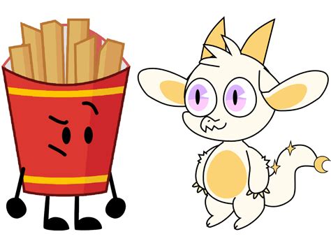 Fries from BFDI meets Fwench Fwy from Chikn Nuggit by IvanCorvea on DeviantArt