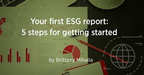 Your first ESG report: 5 steps for getting started | Sustainability Comms.