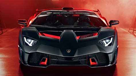 Download Car Black Car Supercar Vehicle Lamborghini SC18 Alston HD Wallpaper