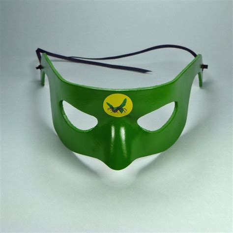 THE GREEN HORNET Mask in Leather. Designed & by AliOBrienDesigns