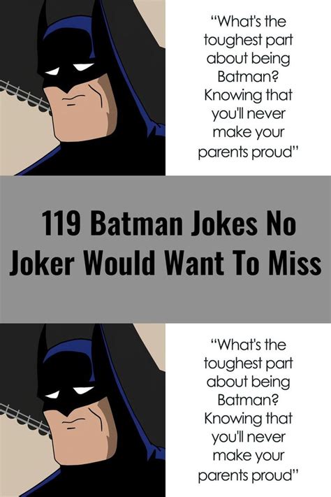 119 Batman Jokes No Joker Would Want To Miss in 2023 | Batman jokes ...