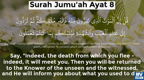 Surah Jumu'ah Ayat 6 (62:6 Quran) With Tafsir - My Islam