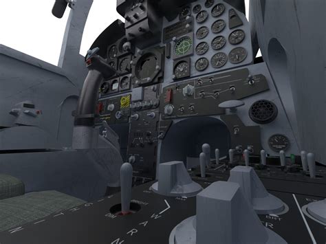 F-5E Tiger II Cockpit 3D model | CGTrader