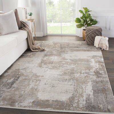 Luxurious Arlo Abstract Grey/ Taupe Area Rug