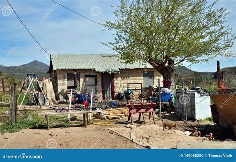 Arizona, San Carlos Apache Reservation: Home of an Apache Family Editorial Image - Image of ...