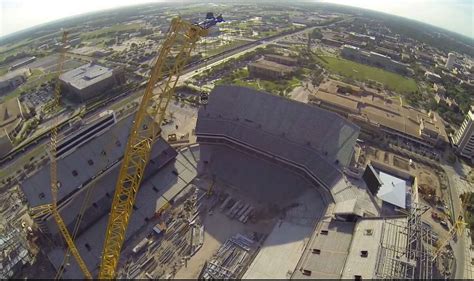 Anonymous drone video shows Kyle Field renovation in progress