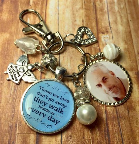 memory keyring memorial keychain bereavement gift those we