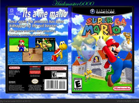 Super Mario 64 GameCube Box Art Cover by Hackmaster6000