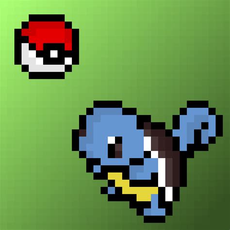 Little Squirtle pixel art : r/PixelArt