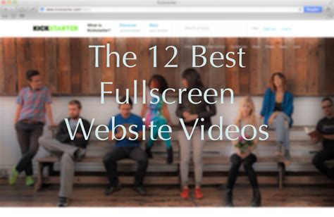 12 Best Fullscreen Website Videos [2024 Update] - Figmints