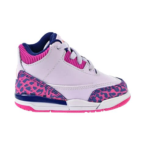 Jordan 3 Retro Toddler Shoes Barely Grape-Hyper Crimson-Pink 654964-500 ...