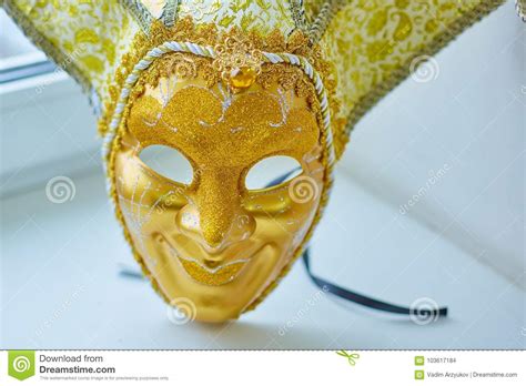 Venetian Carnival Mask stock photo. Image of fancy, face - 103617184
