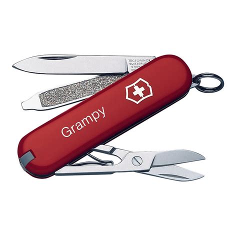 Personalized Classic SD Red Swiss Army Knife by Victorinox a - Etsy