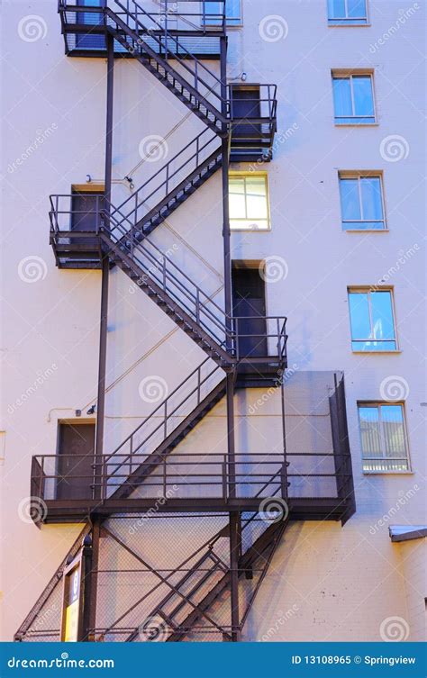 Fire Stairs Royalty Free Stock Photo - Image: 13108965