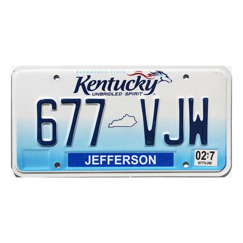 2017 Kentucky #677-VJW | Top Shelf Old License Plates