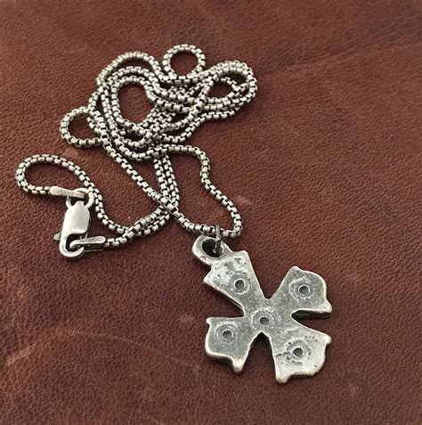 Men's Sterling Silver Necklace Featuring an Anglican Cross | Etsy ...