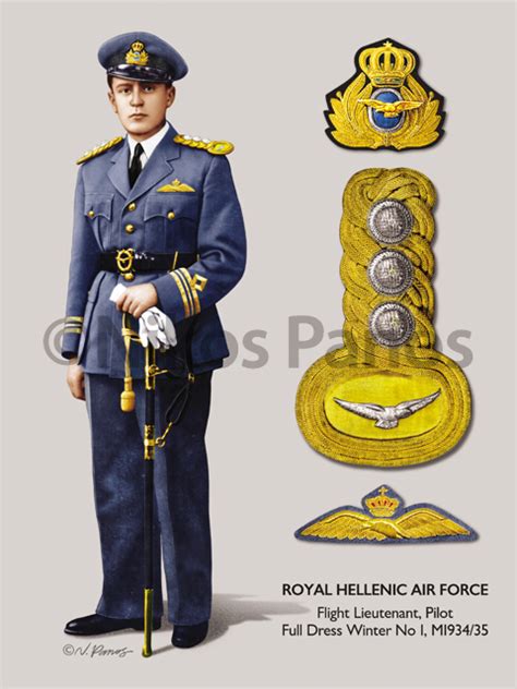 Hellenic Air Force Uniform, 1935 on Behance