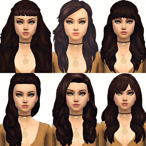 Sims 4 Cc Hair Female Maxis Match - Hair Style Blog
