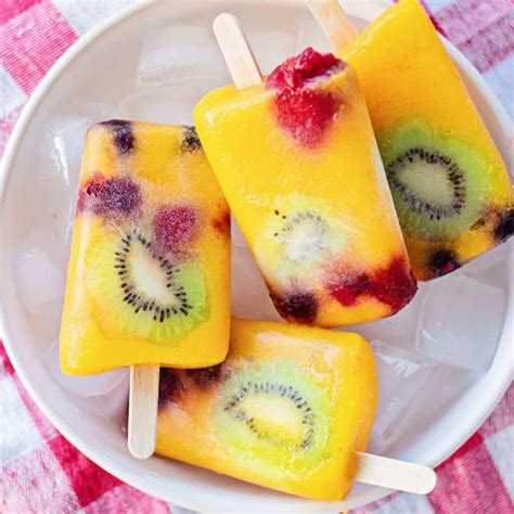 Mango Fruit Popsicles