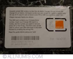 Orange PrePay - SIM, Orange - SIM Card - Romania - Token - 23411